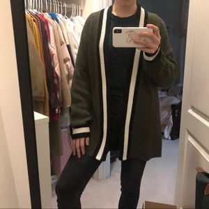 MANGO Stripe Cardigan